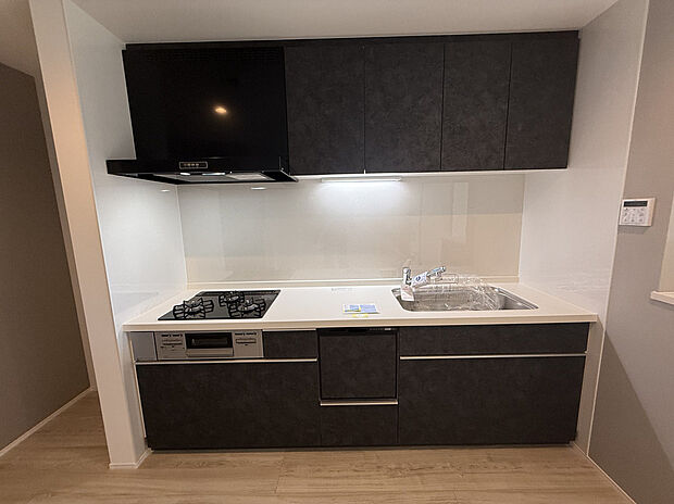 【【キッチン/浄水器】】水栓は浄水器一体型。コンパクトなカートリッジが内蔵されている為、場所を取らずキッチンまわりがスッキリとしたデザインです。料理は毎日の家族の健康を作るもの。浄水器なら蛇口をひねるだけで、料理に関わるすべての水を綺麗な状態で使えます。※設備イメージ