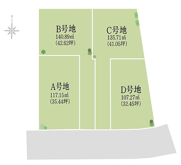 【【区画図】】奈良市立六条小学校まで徒歩一分!小学校だけでなく保育園や幼稚園、スーパーや病院などの生活施設も徒歩圏内に揃っており、毎日の生活が非常に便利です。