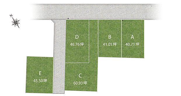 【SmileTown姫路駅南レジデンス】利便性に恵まれたエリアに全5区画の新街区が誕生します。敷地ゆったり約40坪～60坪超×自由設計対応！庭や複数台の駐車スペースなどもご検討いただけます。