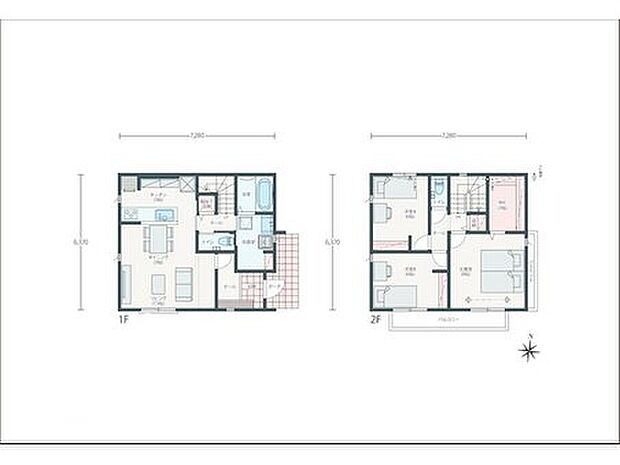 (No.11)、価格4030万円、3LDK、土地面積165.56m2、建物面積96m2中戸祭5期No.12