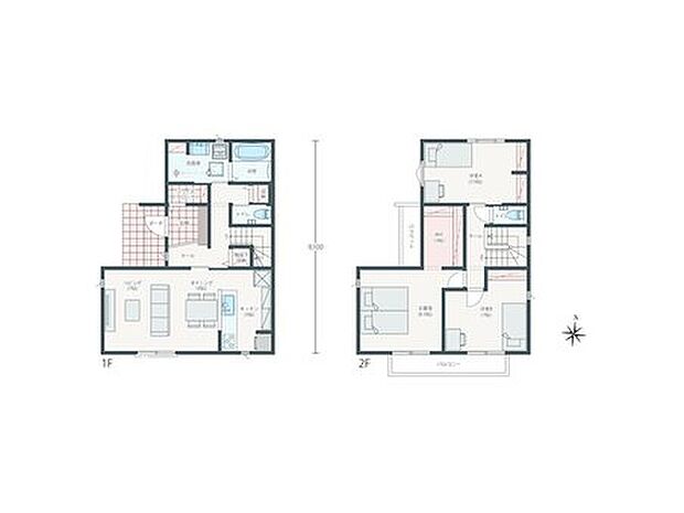 (No.12)、価格3980万円、3LDK、土地面積179.94m2、建物面積106.43m2