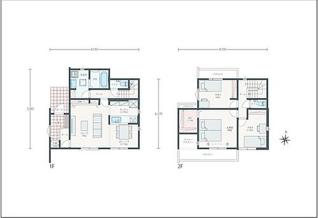 (No.13)、価格4280万円、3LDK、土地面積175.84m2、建物面積100.97m2