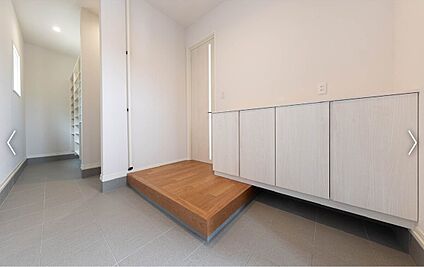 モデルハウス　玄関