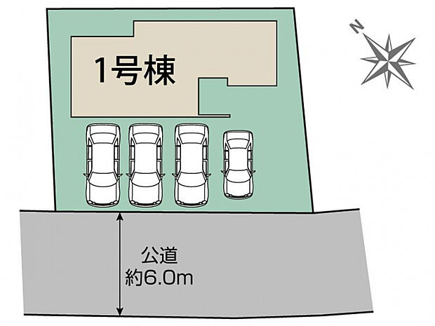 富士宮市万野原新田1棟 区画図
