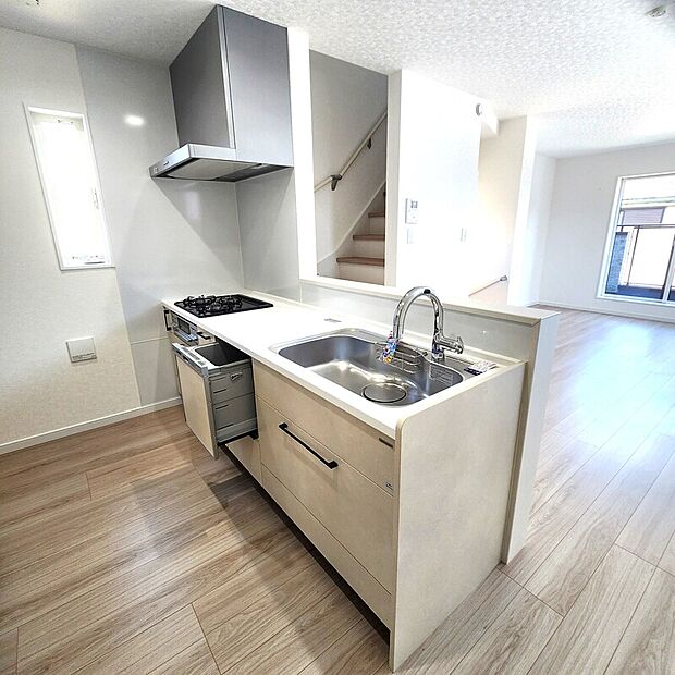 【施工例：キッチン】他社にはない充実設備のキッチンです♪