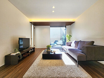 アウトドアリビングとリビング