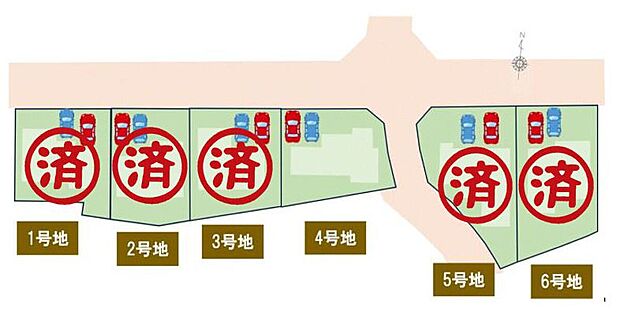 タマタウン三成_区画図