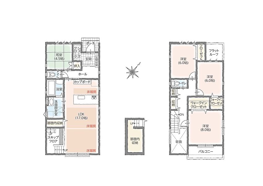 1号棟　間取り図