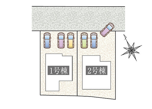 タマタウン泉川小　区画図