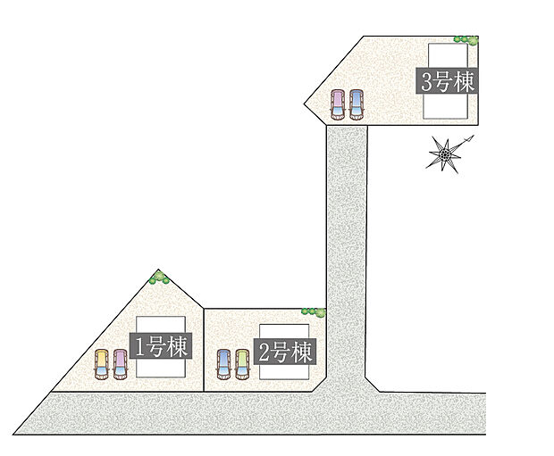 タマタウン諏訪上川III　区画図