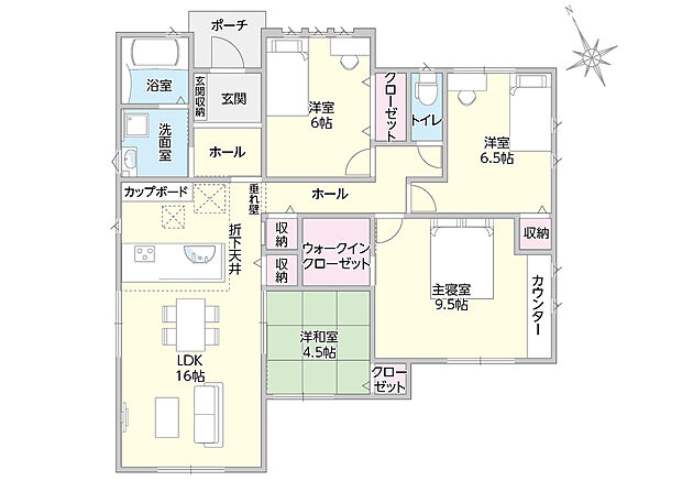 タマタウン仁井令II2号地　間取り図