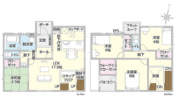 タマタウン吉敷赤田2号地　間取り図
