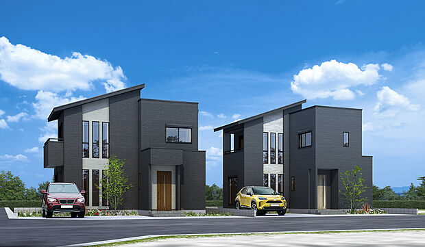 タマタウン光市中央　街並みパース