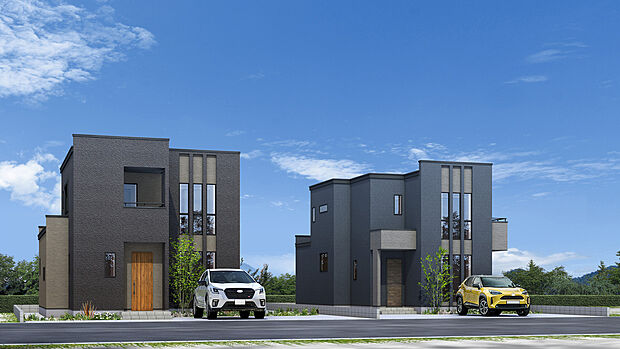 タマタウン田倉　街並みパース