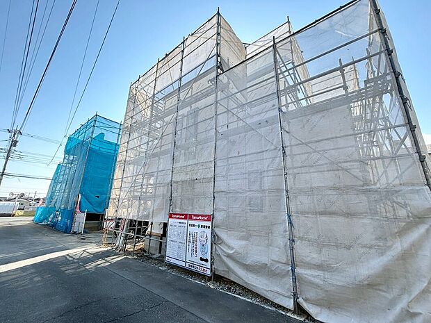 【2号棟外観写真】2月22日撮影