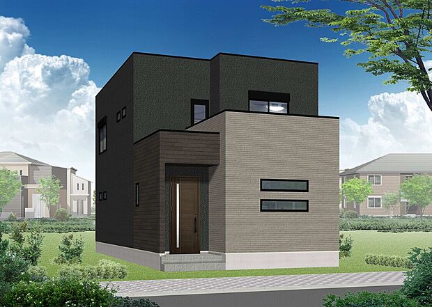 【4号地】【4号地/2面バルコニーのある家】
2面バルコニーが創り出す開放的な住まい♪たっぷりの自然光がお部屋の中に届き、心地の良い空間に。Family CLや大容量のパントリーなど充実の収納設備も魅力的。
