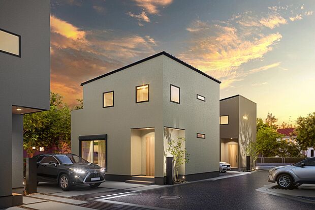 【COCOYUNO　川越市志多町】モデル棟完成予想パース