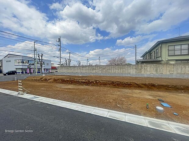 2区画：日当たり・風通し良好！　現地写真2026.4.6撮影