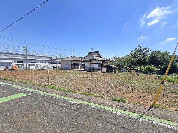 【1区画(現地写真)】日当たり・風通し良好です^^ 現地写真2025.7.21撮影