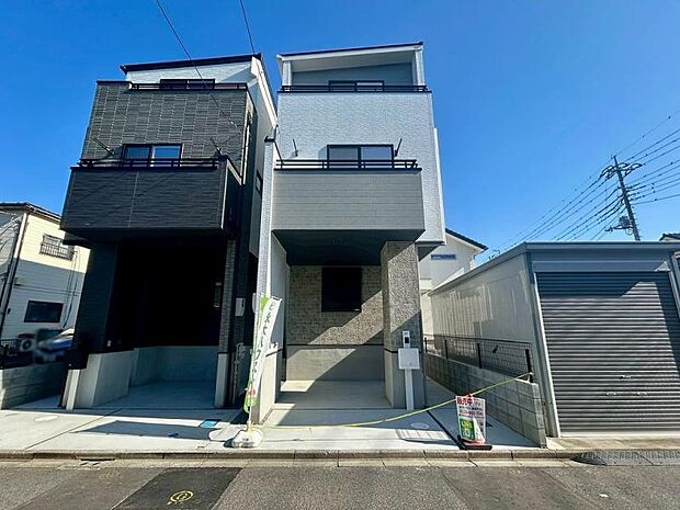 外観 当該号棟は右側の住宅になります。