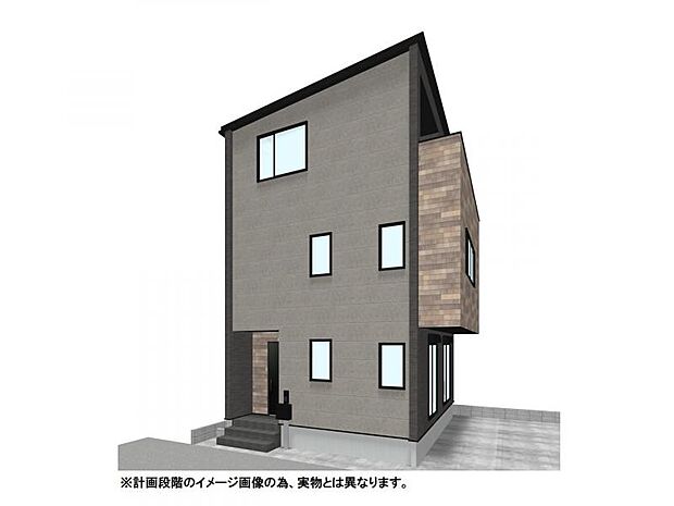 【外観イメージパース】JR宇都宮線「土呂」駅徒歩17分、ニューシャトル「東宮原」駅徒歩13分！2駅2路線利用できる通勤通学便利なエリア！