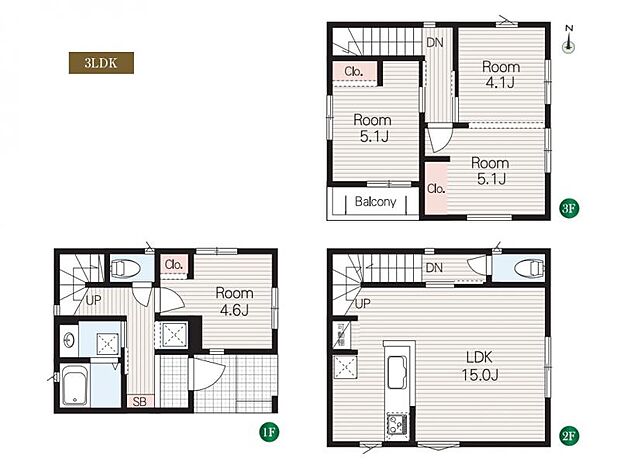 3580万円、3LDK、土地面積51.27m2、建物面積81.17m2