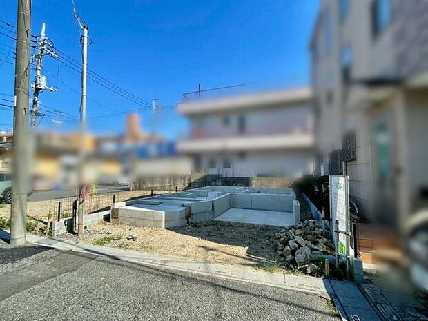 ◆未完成ですが立地や周辺環境をご確認いただきながらどのような建物が完成するかご説明させていただきます!また近隣にある同じく当社グループ施工の完成住宅をご案内させていただきます!※2026.7月撮影