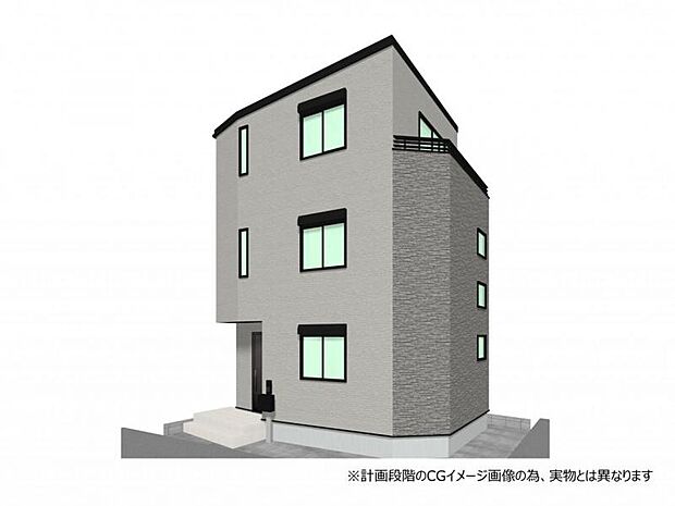 永大グループ施工住宅◆街並みに美しく映えるスタイリッシュなファサード!食洗機や浴室乾燥機といった家事をスマートにする設備装備!