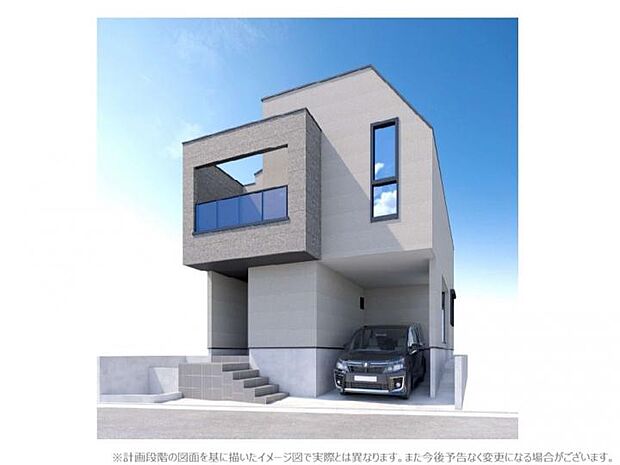 【外観イメージ】◆お洒落な外観で他の建売よりワンランク上へ!