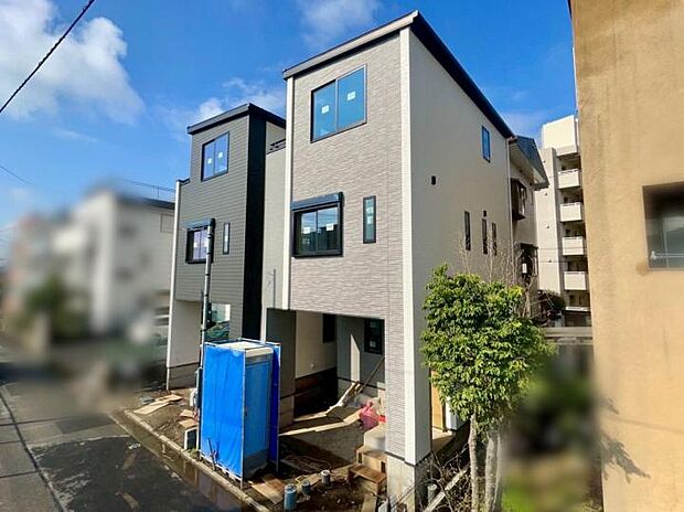 【外観】◆建築中現地もご見学出来ます!また近隣完成住宅やお客様がご興味のある物件も合わせてご案内いたします!