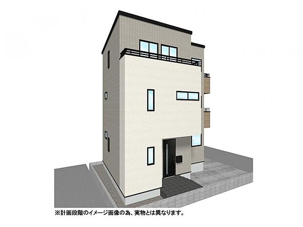 【【外観イメージパース】】徒歩9分圏内にコープやセブン、セイムスなどの多彩な買い物施設が集結！イオンモール上尾へも自転車9分で気軽にアクセスでき、毎日の買い物環境が大変充実した立地です。