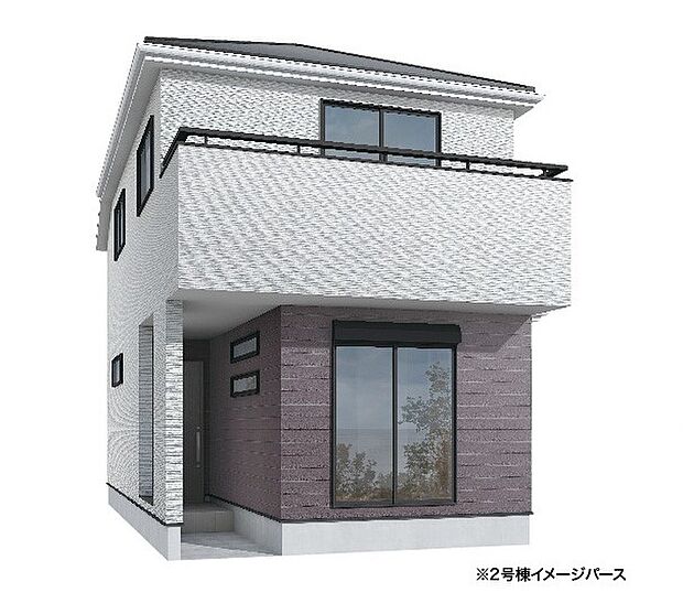 ２号棟　完成イメージパース