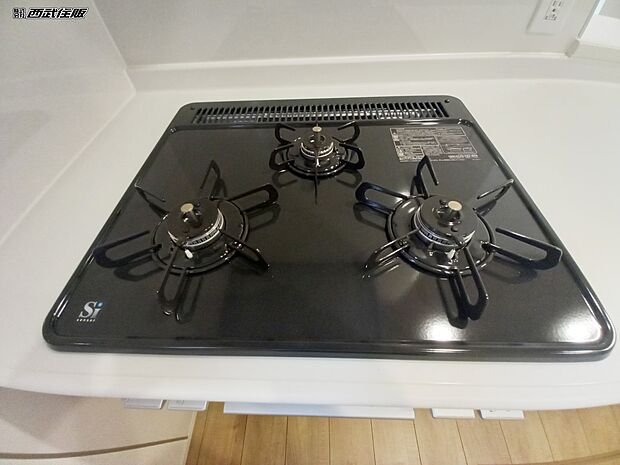 【非公開】【3口ガスコンロ】 グリルも完備！料理の幅が広がります。同仕様写真