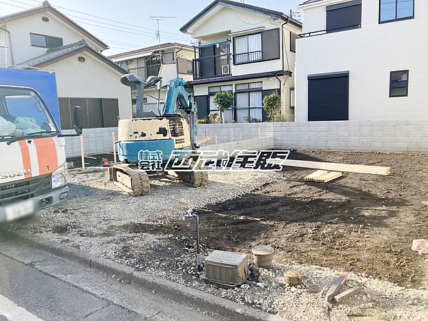 【現地外観写真】【販売現地】まもなく建築工事が始まります！2026年3月5日撮影