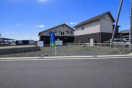 ＜5号地＞変形部分もお花を植えたり物を置いたりと、敷地全体を無駄なく活かした住まいづくりが実現できます。撮影/2026.4撮影※明るさ補正済 