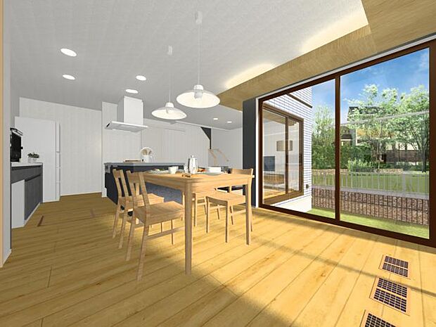 【2階建て内観イメージパース】2階建て内観イメージパース