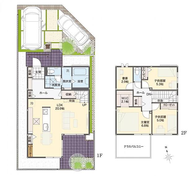 【3ＬＤＫ】間取り図
