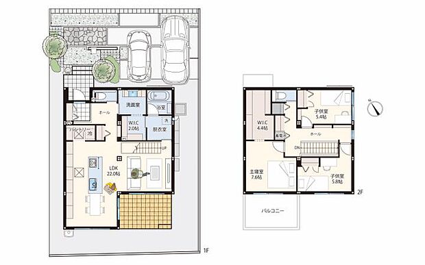 【3LDK】27号地分譲住宅間取り図