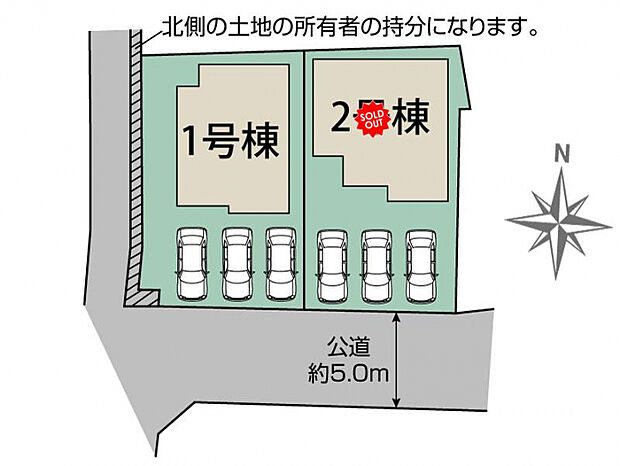 犬山市橋爪石畑2期2棟 区画図