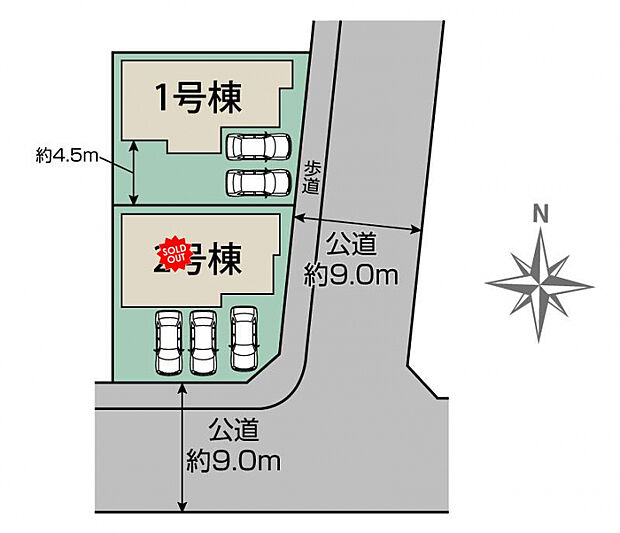名古屋市港区小賀須3丁目2棟 区画図
