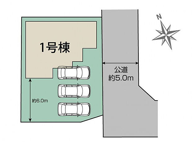 津島市喜楽町2期1棟 区画図