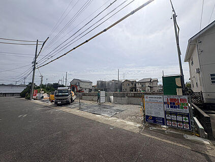現地土地写真 基礎着手後　北側（2026年9月19日撮影）