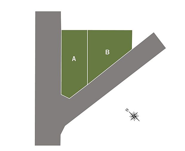 【SmileTown北在家III】敷地49坪超×前面道路約6.0m~でゆとりある総2区画です。バス停まで徒歩約2分、スーパーや飲食店、コンビニなど暮らしを支える施設が徒歩5分圏内に揃います。