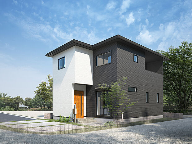 【【完成予想CG/C号地モデルハウス】】充実収納で邸内広々！土間収納やパントリー、約3帖WICなどバラエティー豊かな収納を備え、LDKは開放的なI型に。駅や小学校、公園や医療機関が徒歩9分圏内に揃い、子育て世帯にも暮らしよい環境です。