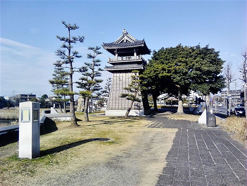 宮の渡し公園まで1398m