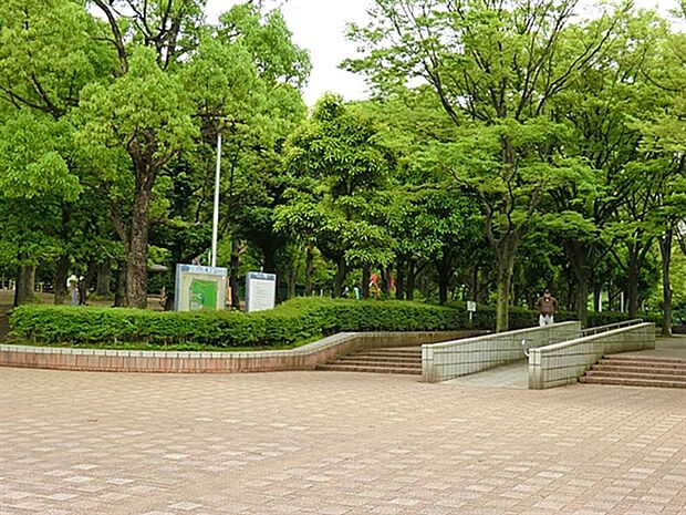 蕨市民公園まで1000m