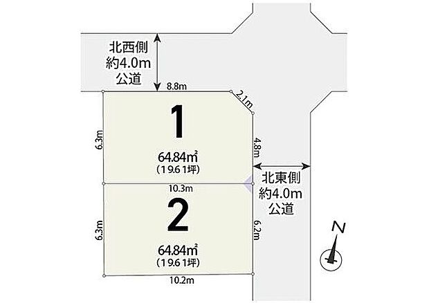 JR「北与野」駅まで960m