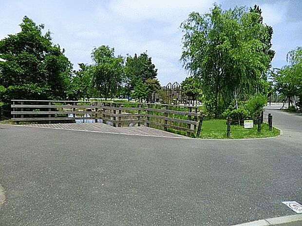 大洲防災公園まで1267m