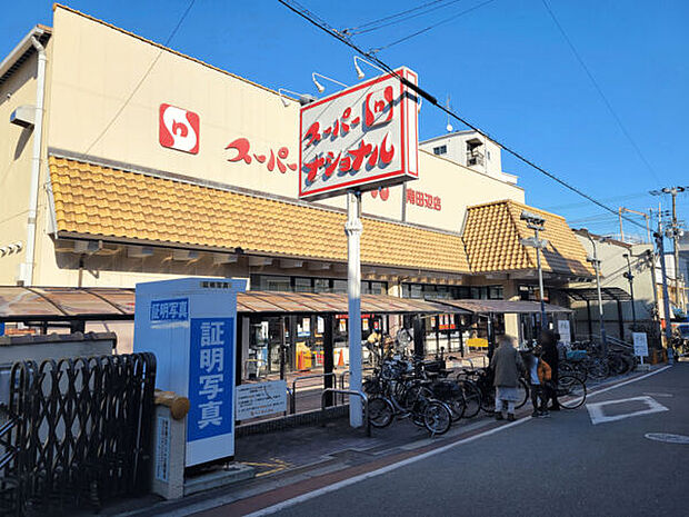 スーパーナショナル南田辺店(約625m)
