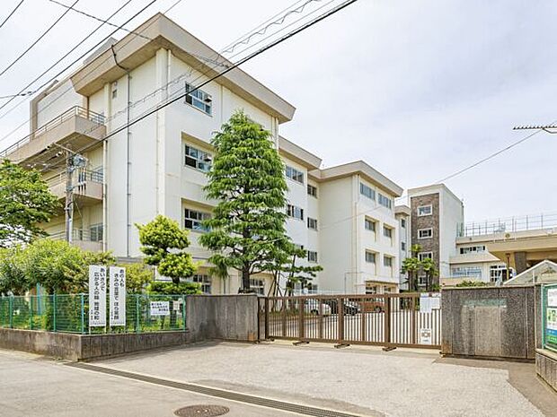 市川市立第八中学校(約581m)